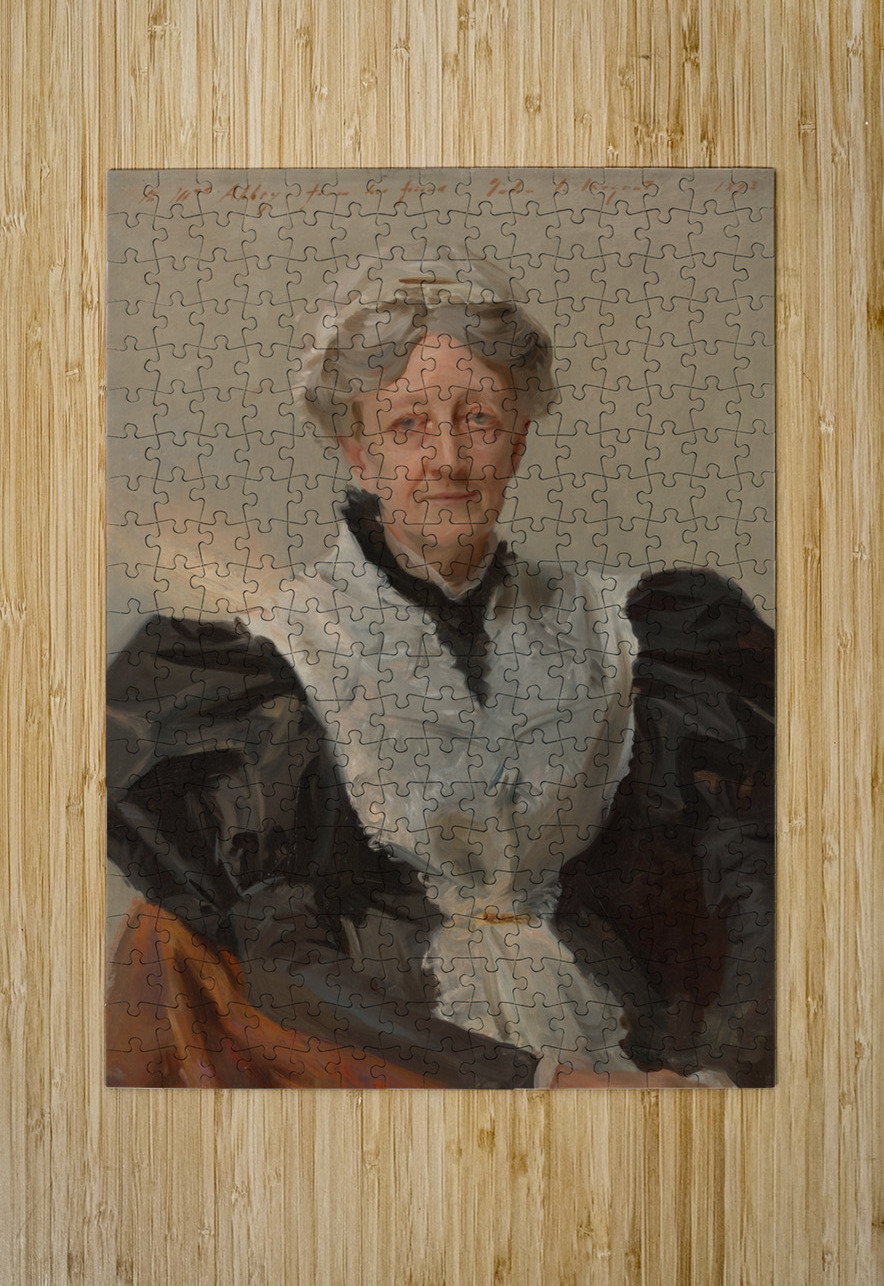 Mrs. Frederick Mead [Mary Eliza Scribner] [1893] by John Singer Sargent [1856–1925] MyCozyFineArt Puzzle printing