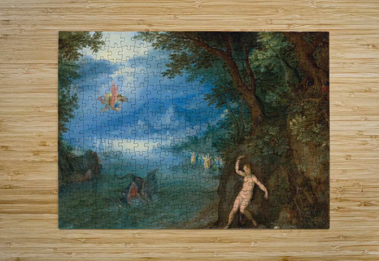 Perseus And Andromeda by Jan Brueghel The Elder [1568–1625] MyCozyFineArt Puzzle printing