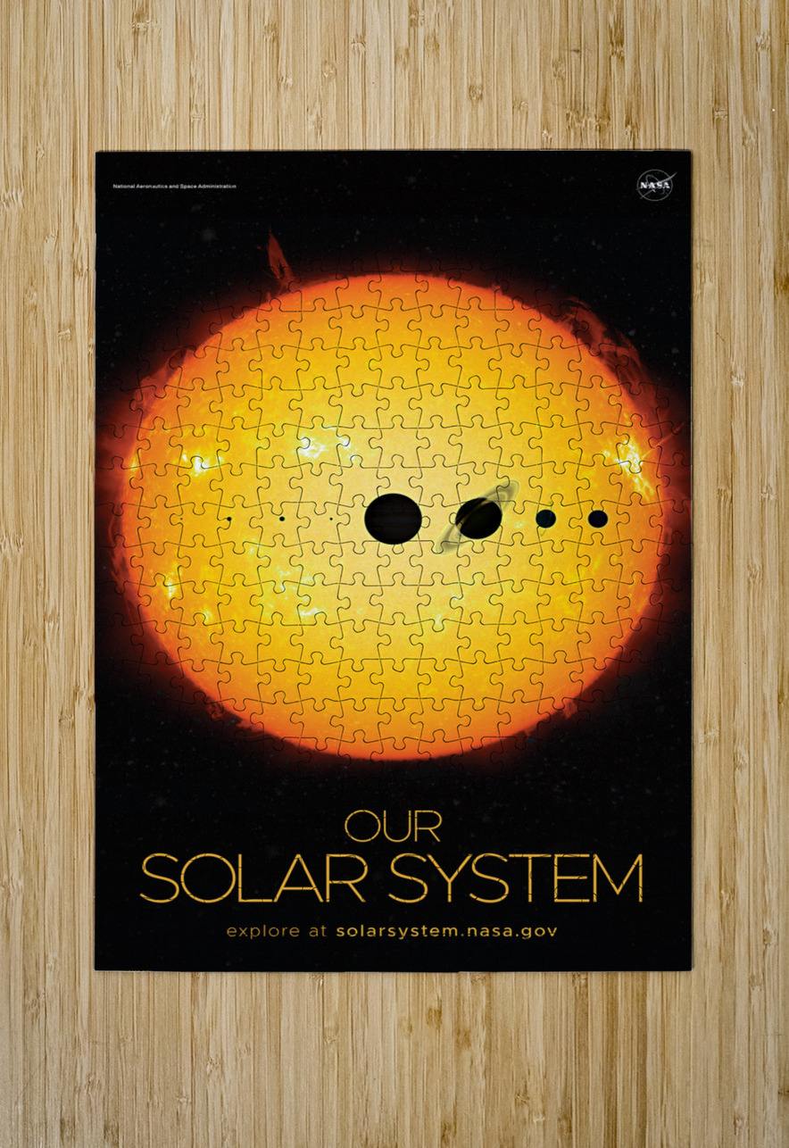 NASA Explore Posters - Solar System B AA Images Puzzle printing