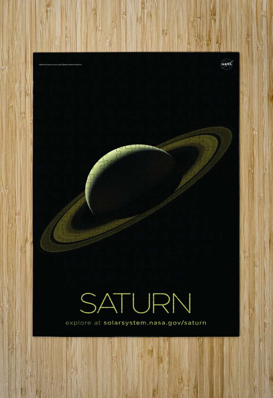 NASA Explore Posters - Saturn A AA Images Puzzle printing