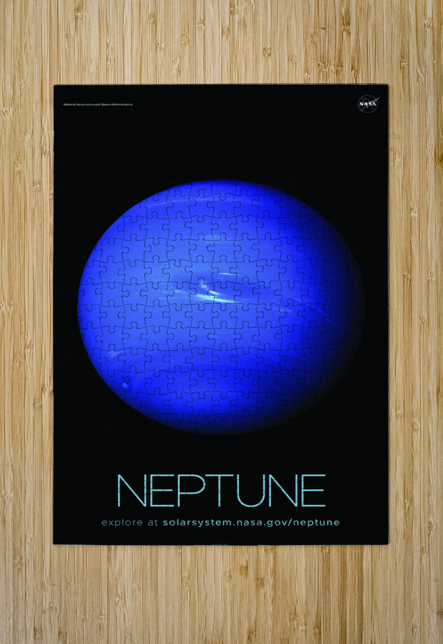 NASA Explore Posters - Neptune A AA Images Puzzle printing