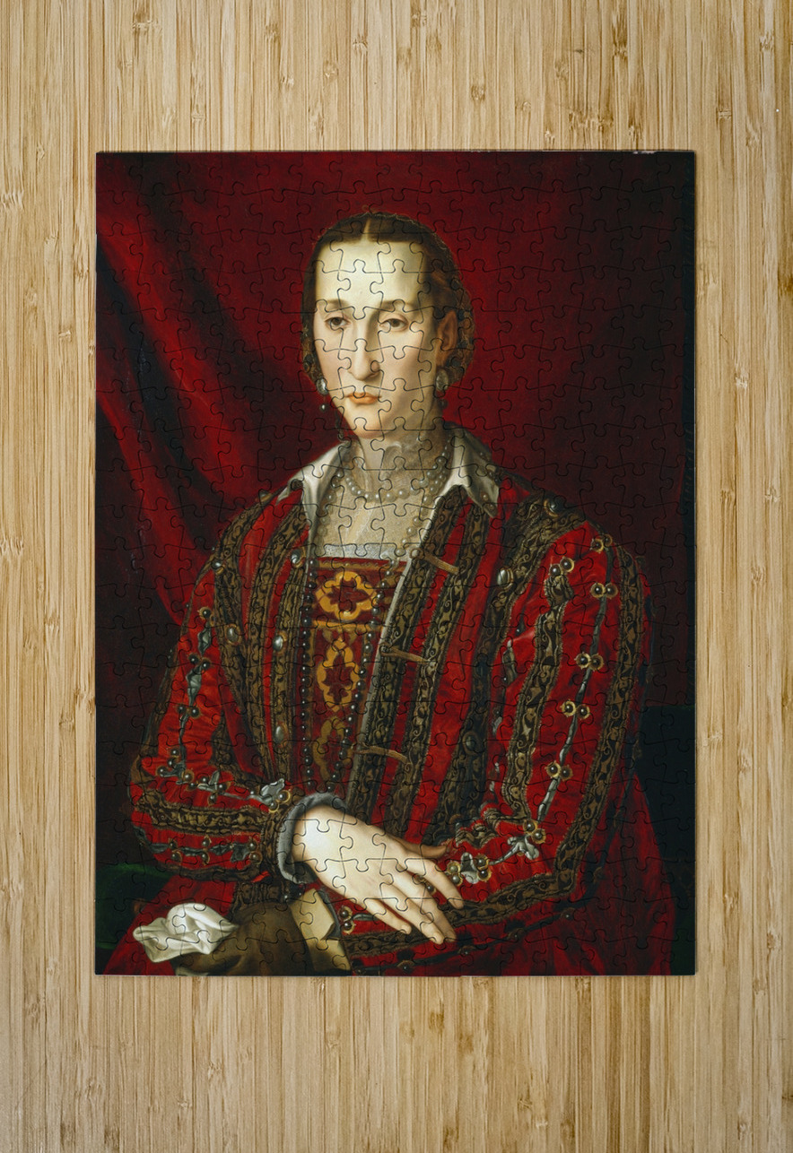Eleonora di Toledo [c. 1560] by Agnolo Bronzino [1503–1572] MyCozyFineArt Puzzle printing
