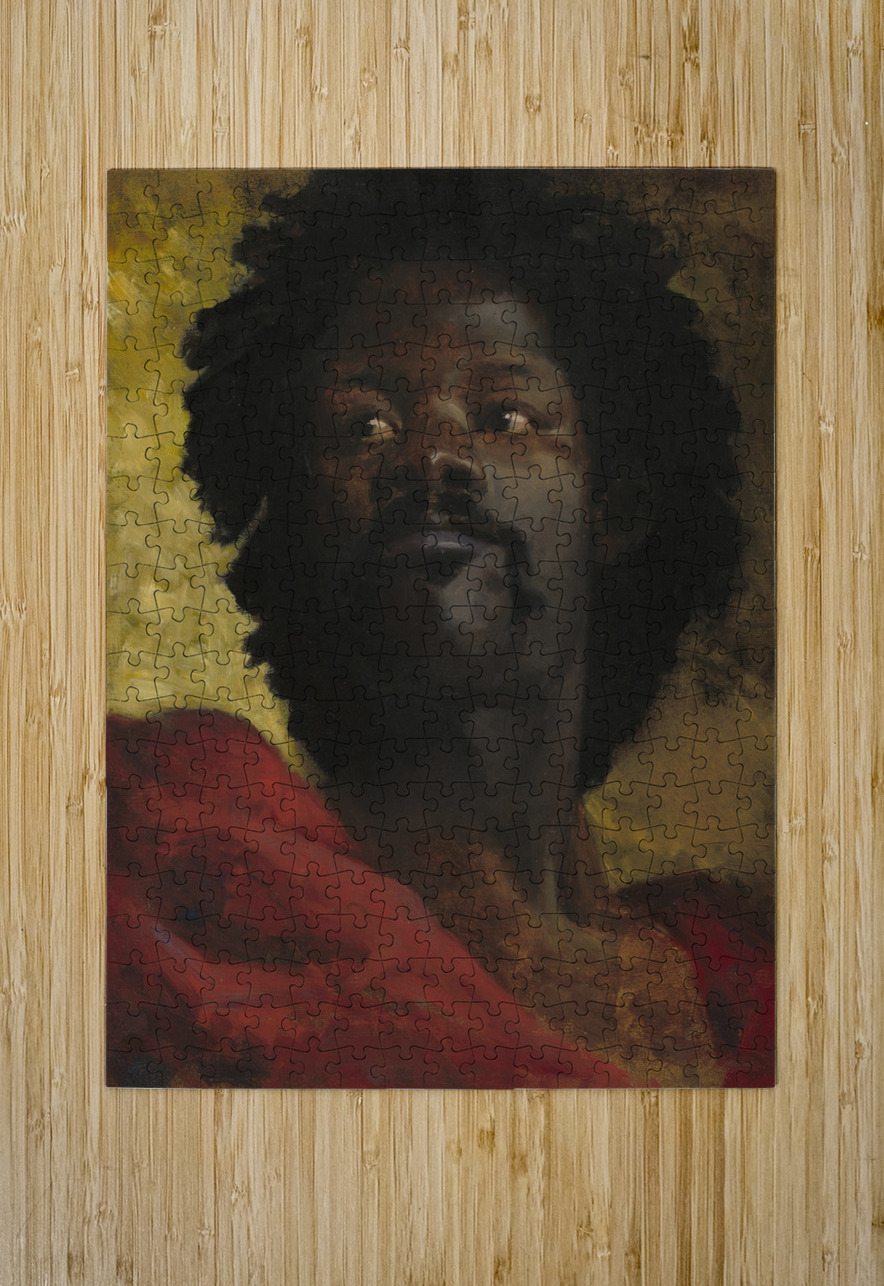 A Chief of Abyssinia [c. 1870] by Henri Regnault [1843–1871] MyCozyFineArt Puzzle printing