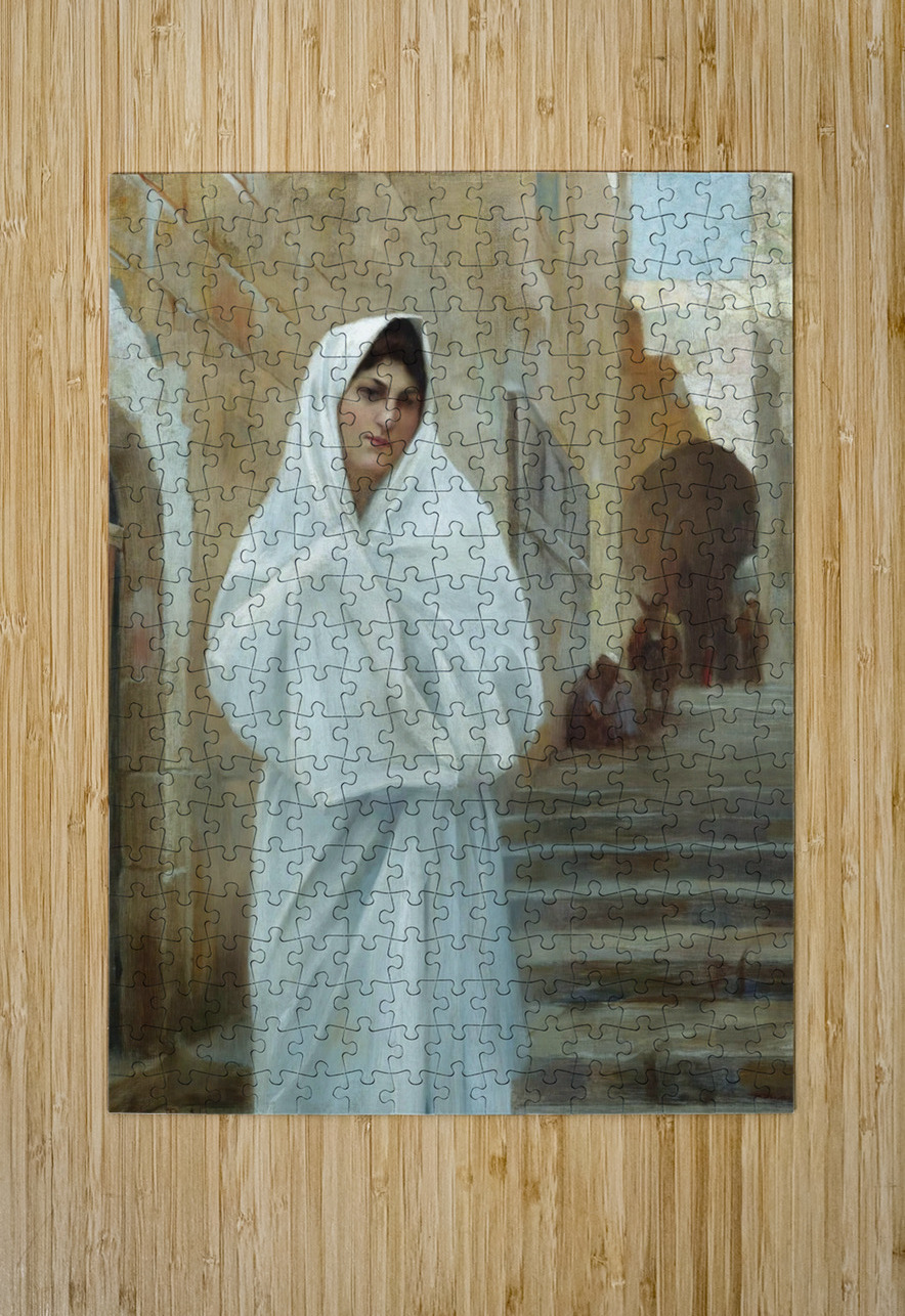 Young Girl. Jerusalem by Theodoros Ralli [1852–1909] MyCozyFineArt Puzzle printing