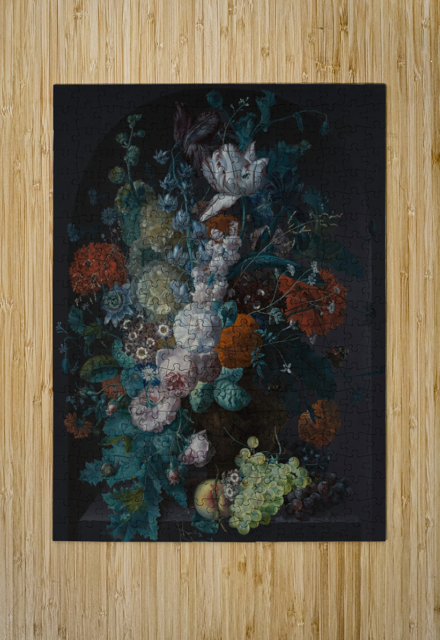 A Vase of Flowers [1716] by Margareta Haverman [1693–1722] MyCozyFineArt Puzzle printing