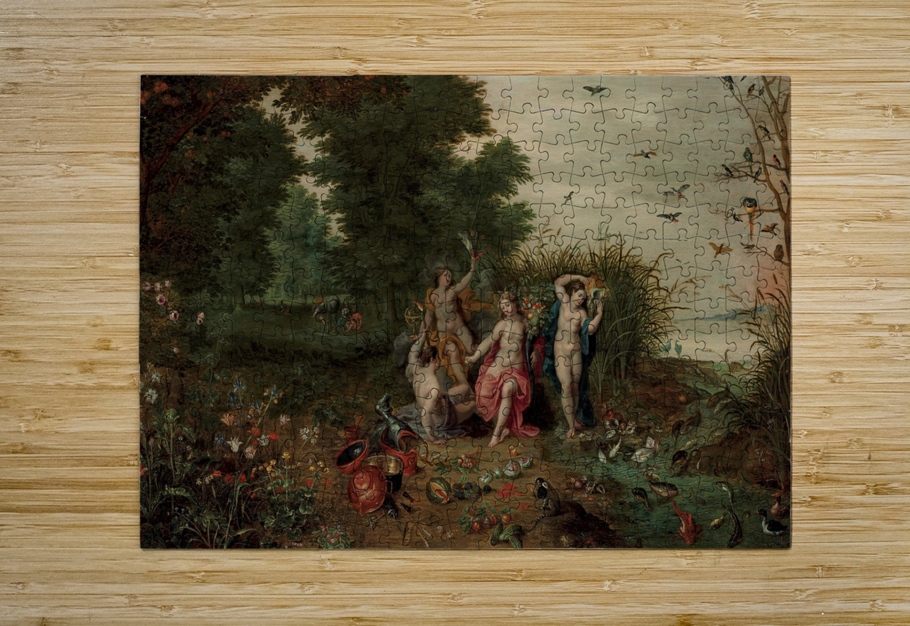 An allegory of the Four Elements by Hendrik van Balen [1575–1632] MyCozyFineArt Puzzle printing