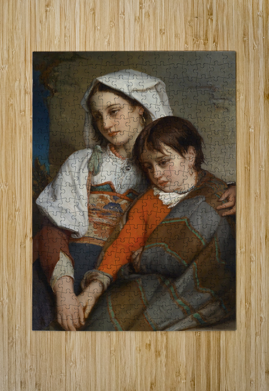 Schwestern by Jean François Portaels [1818–1895] MyCozyFineArt Puzzle printing