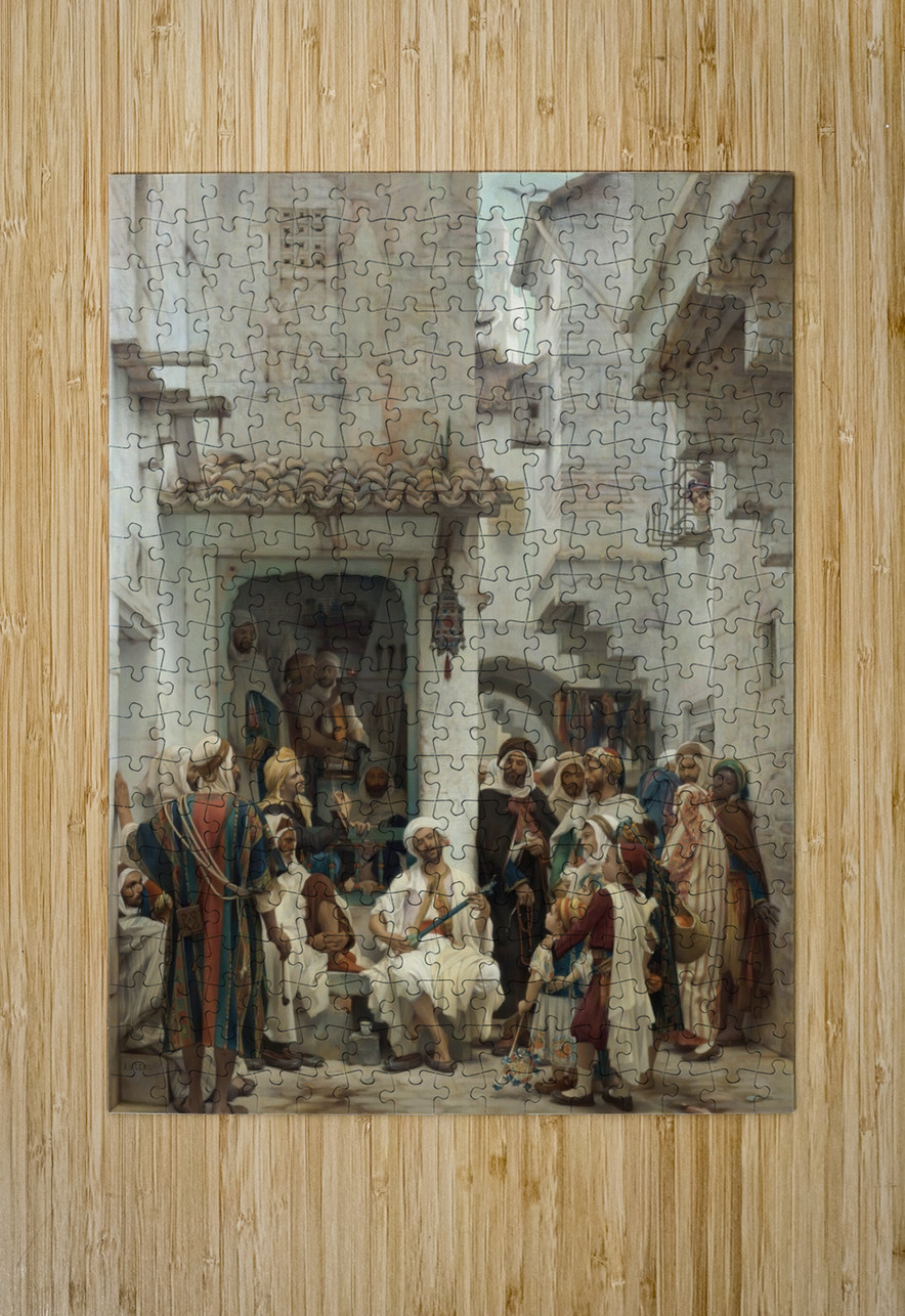 The Performance by Guillaume–Charles Brun [1825–1908] MyCozyFineArt Puzzle printing