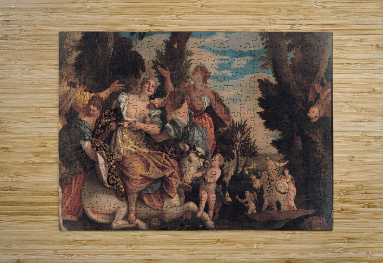 Rape of Europa [between 1581 and 1584] by Paolo Veronese [1528–1588] MyCozyFineArt Puzzle printing