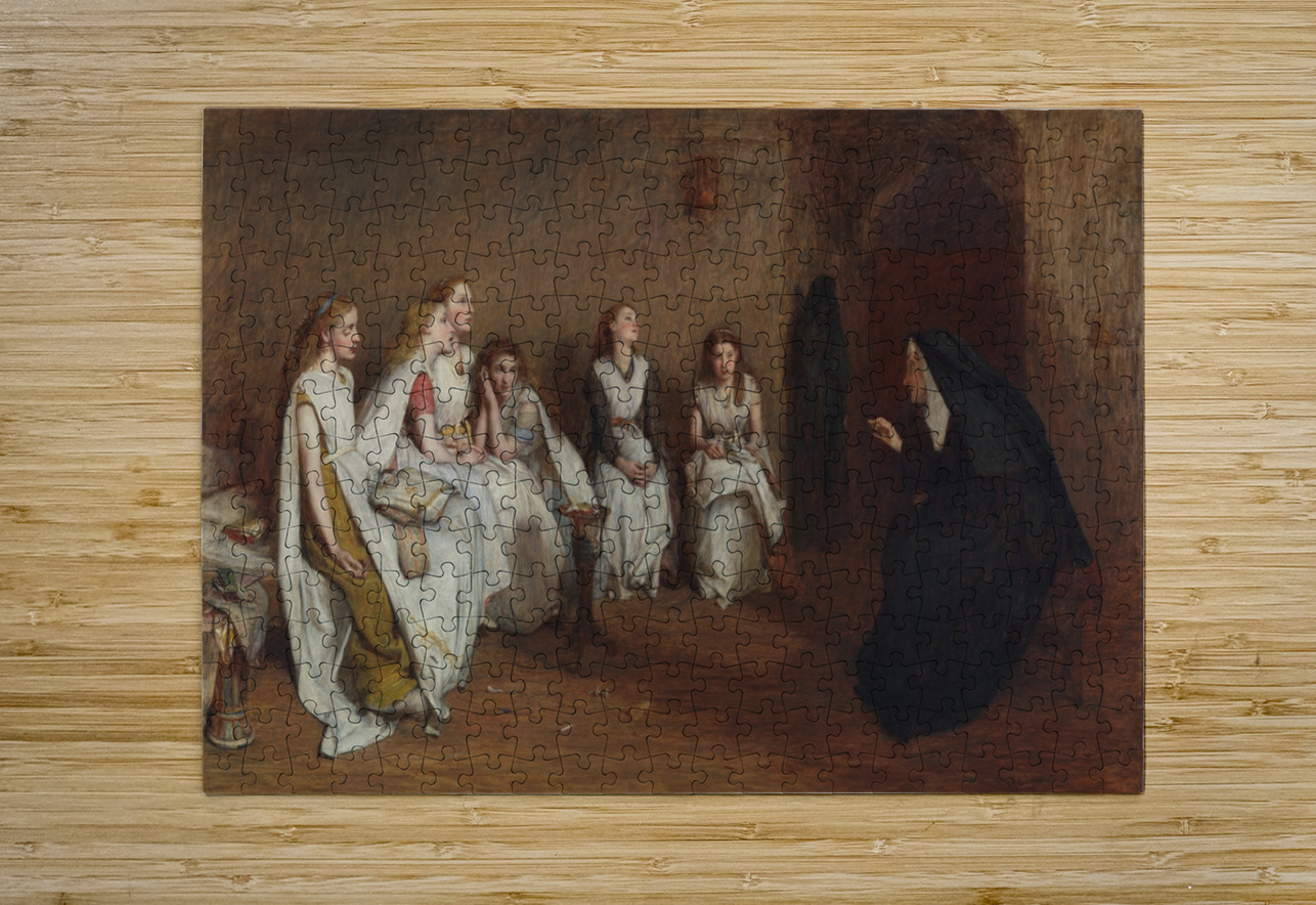 The Story of a Life by William Quiller Orchardson [1832–1910] MyCozyFineArt Puzzle printing