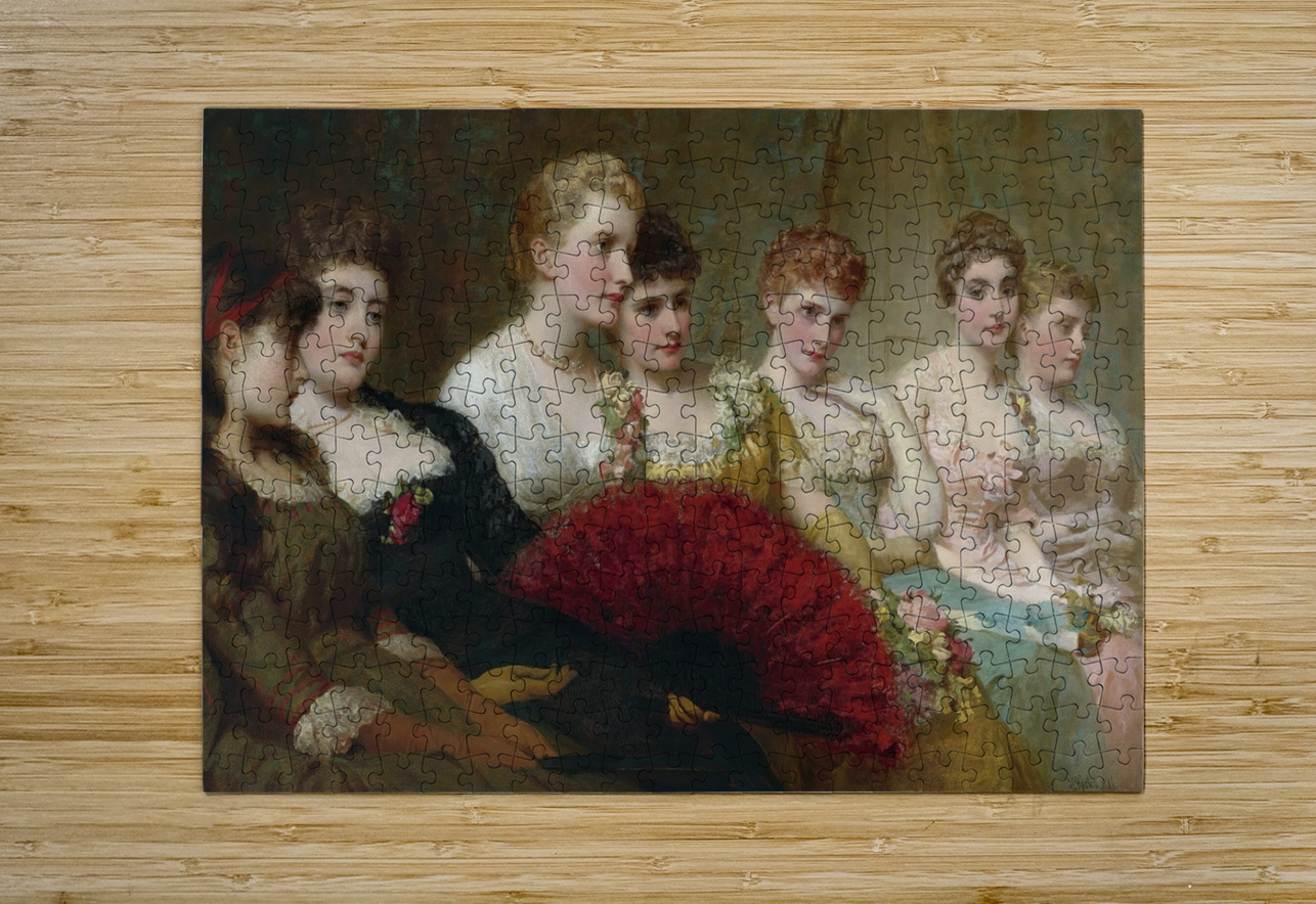 Fair Critics [1886] by George Elgar Hicks [1824–1914] MyCozyFineArt Puzzle printing