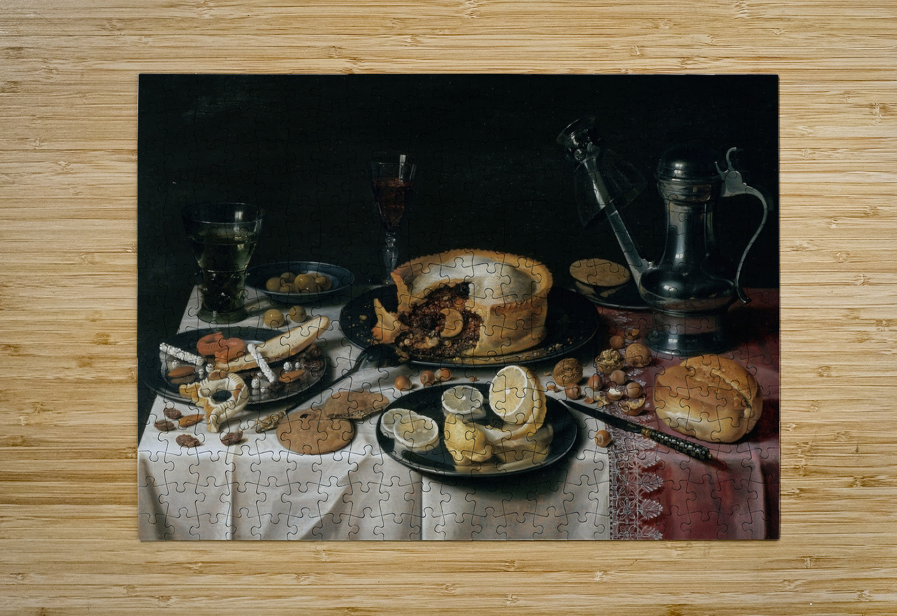 Still Life [1625] by Pieter Claesz [1596–1660] MyCozyFineArt Puzzle printing