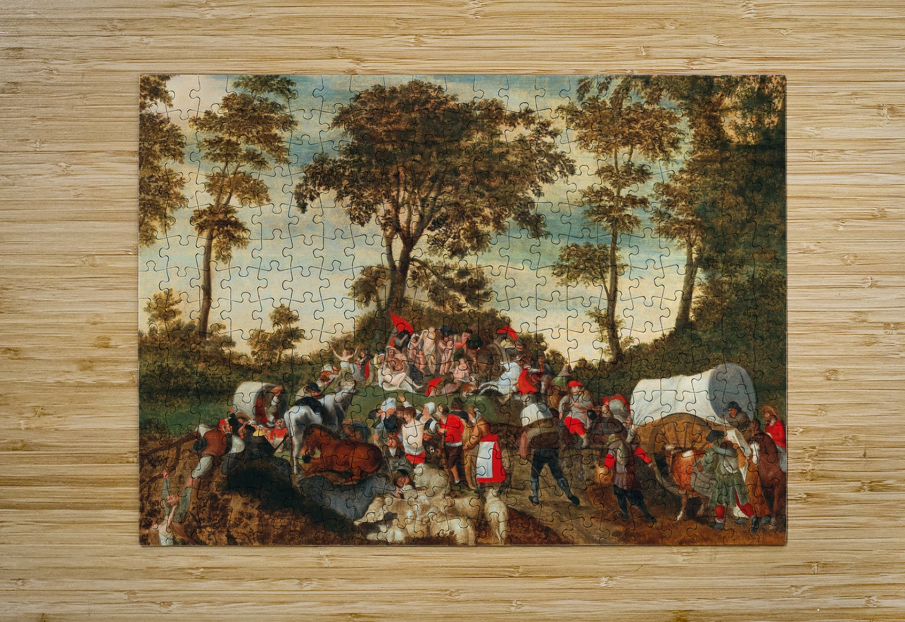 An Allegory of the Mystery of human life by Marten van Cleve [1527–1581] MyCozyFineArt Puzzle printing