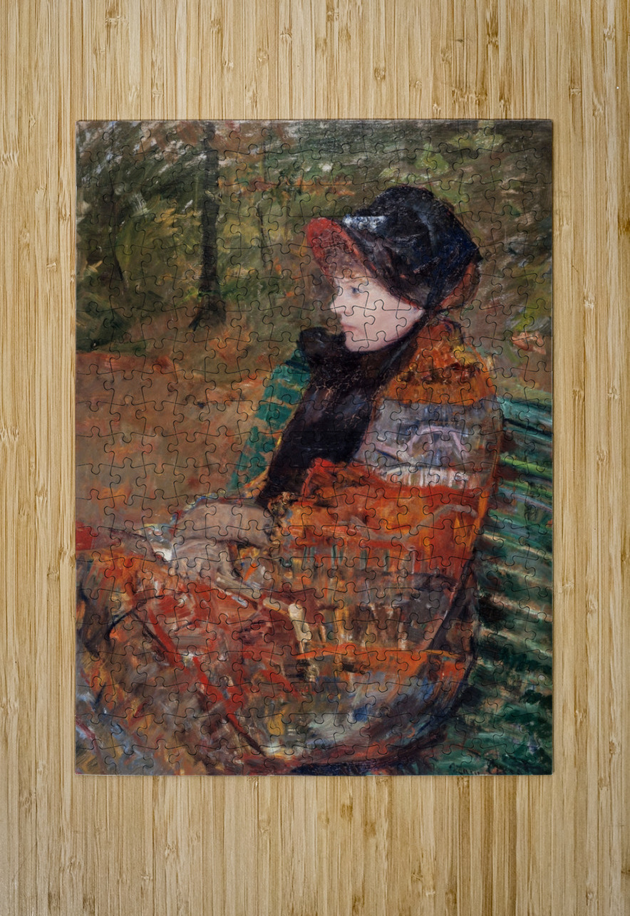 Automne. Portrait de Lydia Cassatt [1880] by Mary Cassatt [1844–1926] MyCozyFineArt Puzzle printing