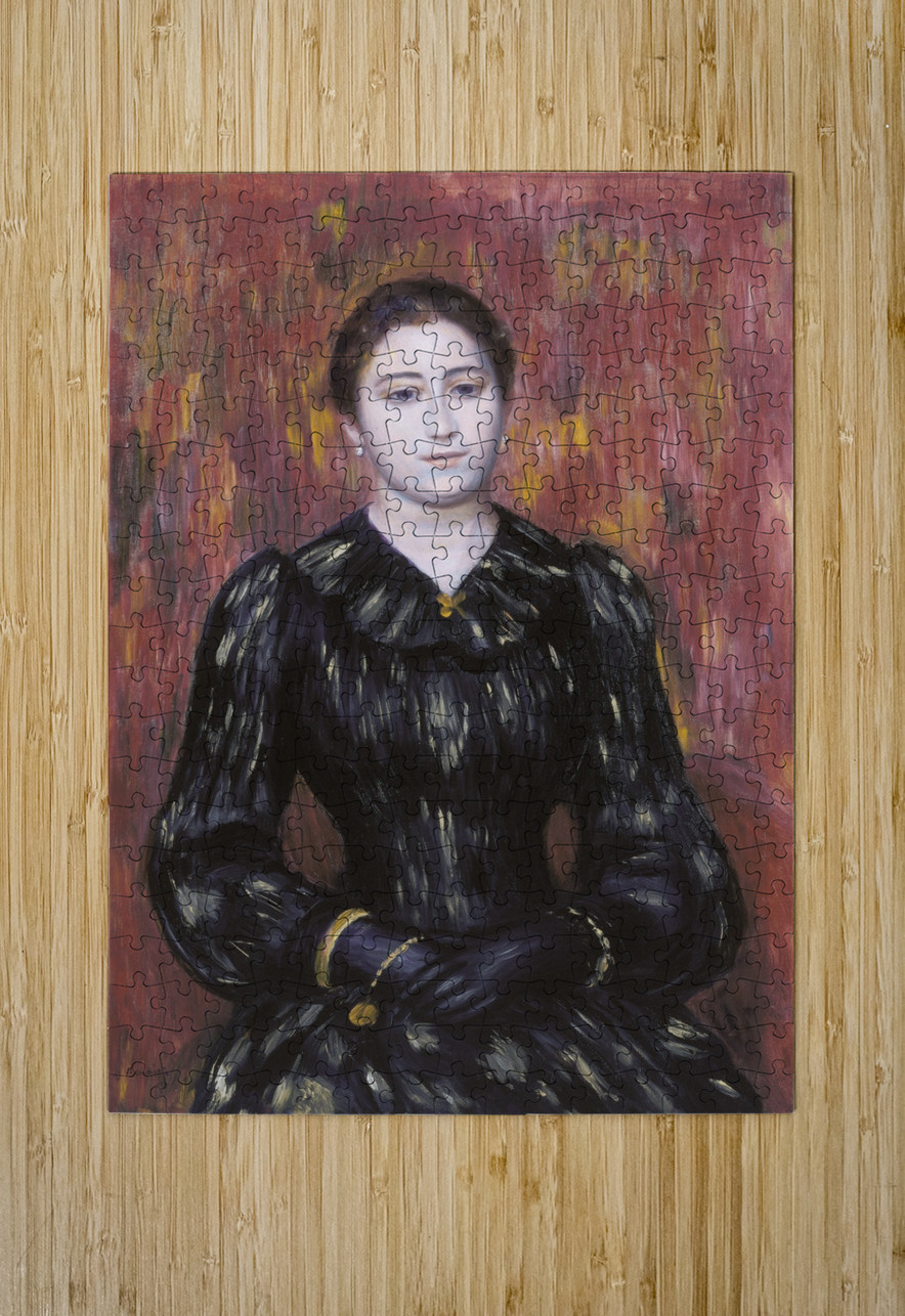 Portrait of Mme. Paulin by Pierre–Auguste Renoir [1841–1919] MyCozyFineArt Puzzle printing