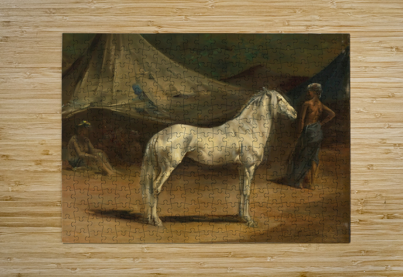 Le Campement Arabe by Eugène Fromentin [1820–1876] MyCozyFineArt Puzzle printing