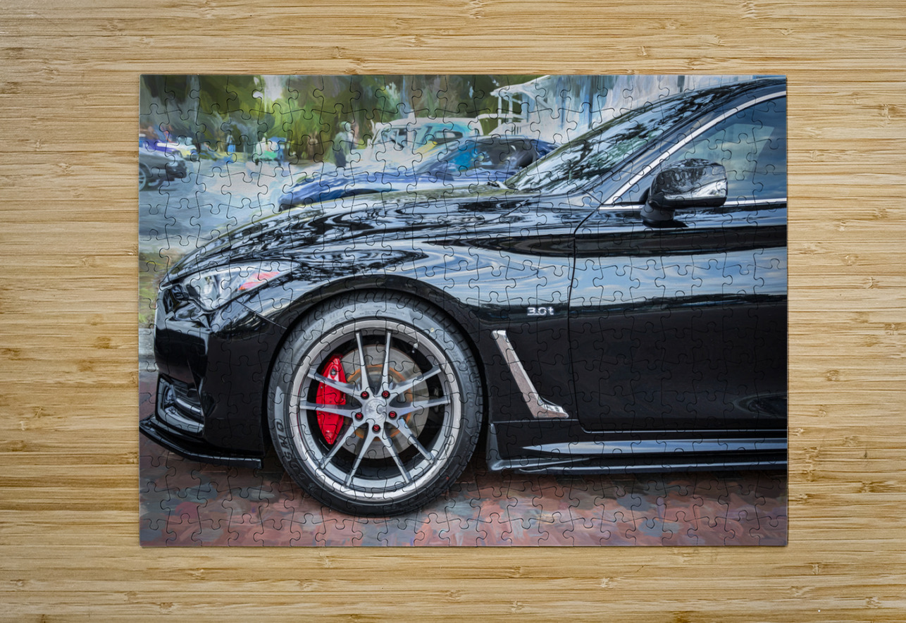 2018 Black Infiniti Q60 3.0T Coupe X1 1 Rich Franco Puzzle printing