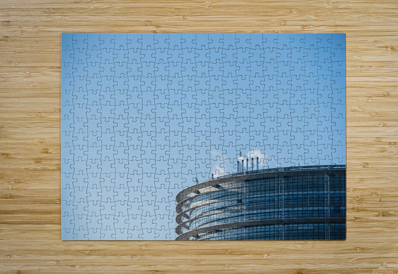 Rooftop steam pipe on cold winter Adrian H  Puzzle printing