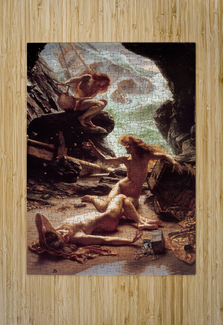 Cave of The Storm Nymphs [1903] by Edward John Poynter [1836–1919] MyCozyFineArt Puzzle printing
