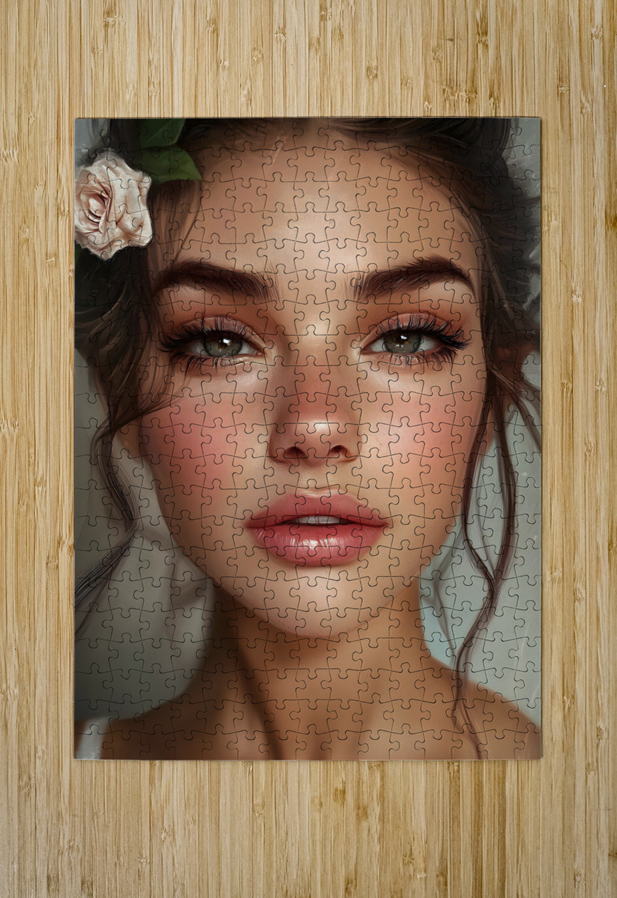 Ethereal Grace: Romantic Glow Fab Haven Puzzle printing