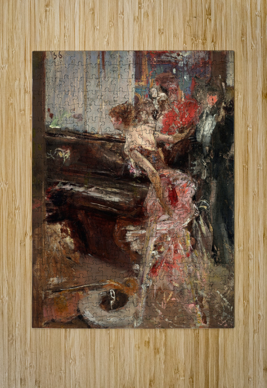 Recital [c. 1884] by Giovanni Boldini [1842–1931] MyCozyFineArt Puzzle printing