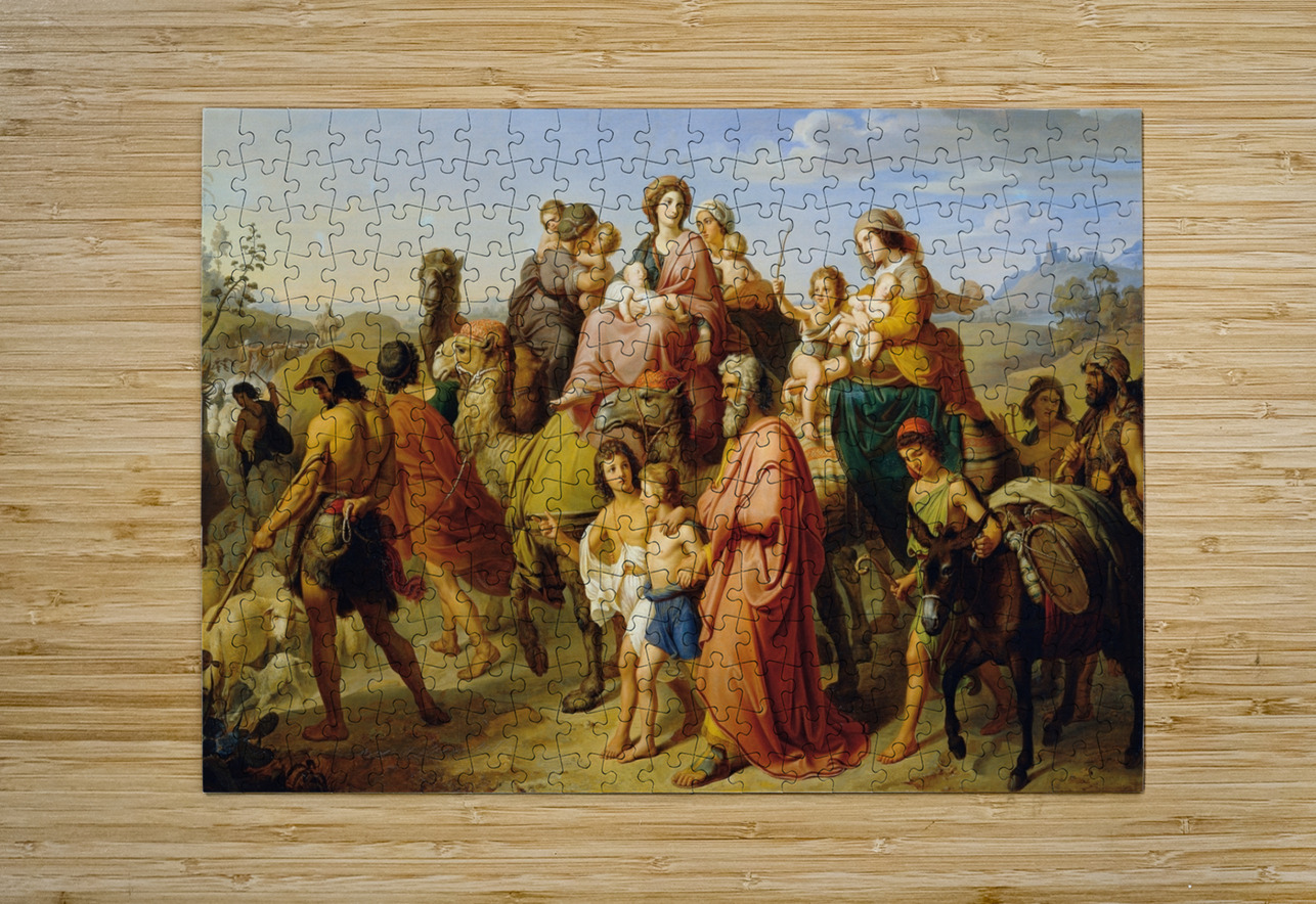 Jacob’s return [1841] by Karl von Blaas [1815–1894] MyCozyFineArt Puzzle printing