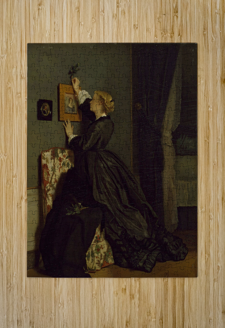 Palm Sunday [ca. 1862] by Alfred Stevens [1823–1906] MyCozyFineArt Puzzle printing