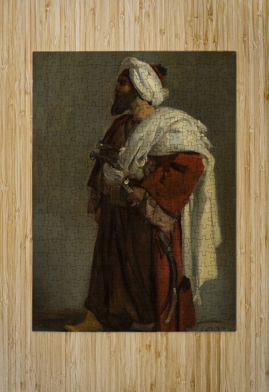 Arab Warrior [ca. 1817–22] by Horace Vernet [1789–1863] MyCozyFineArt Puzzle printing