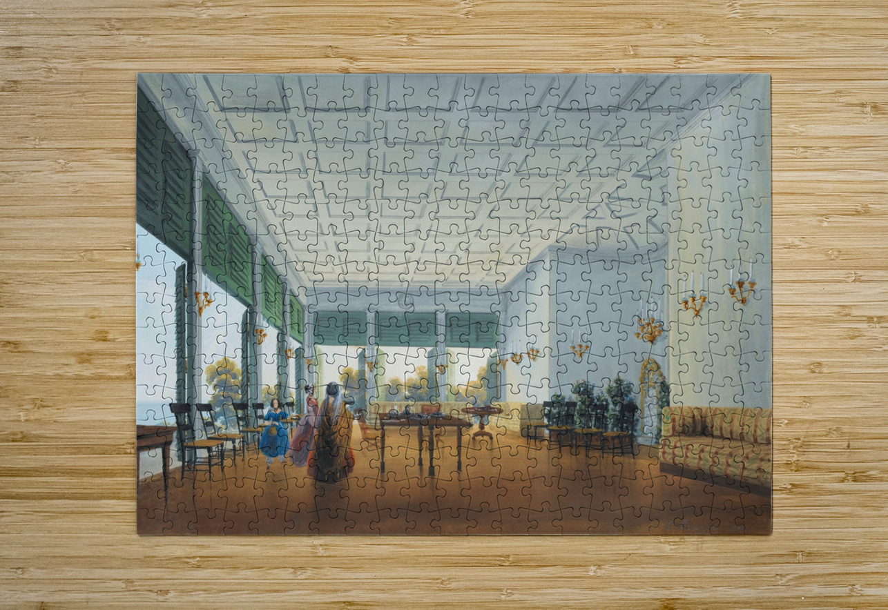 Seven Views Of Miskhor In The Crimea Ii [1841–1842] by Carlo Bossoli [1815–1884] MyCozyFineArt Puzzle printing