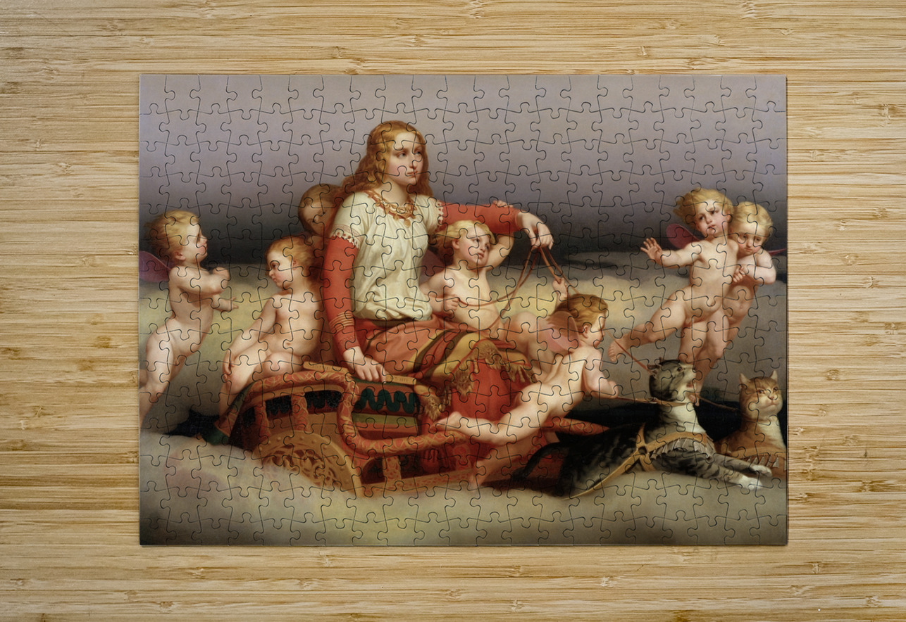 Freja Seeking Her Husband by Nils Jakob Olsson Blommér [1816–1853] MyCozyFineArt Puzzle printing