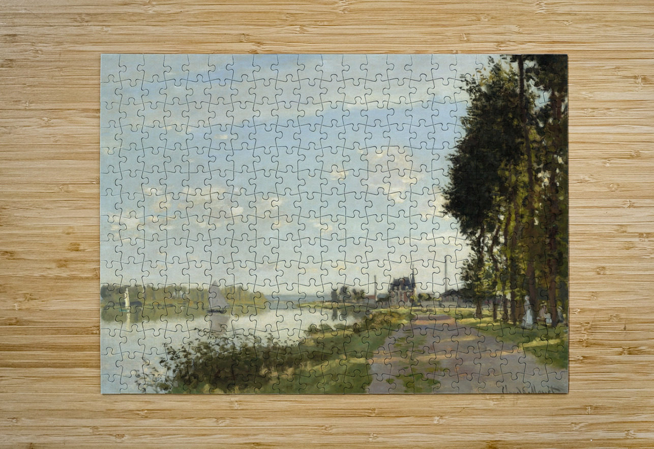 Argenteuil [c. 1872] by Claude Monet [1840–1926] MyCozyFineArt Puzzle printing