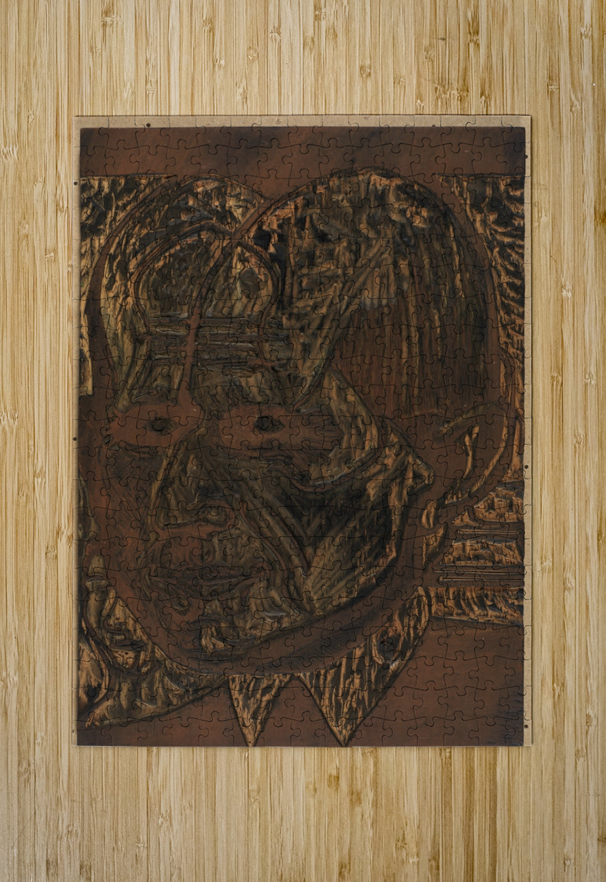 Kopf Dr. Bauer. Zeichnungsstock [1933] by Ernst Ludwig Kirchner [1880–1938] MyCozyFineArt Puzzle printing