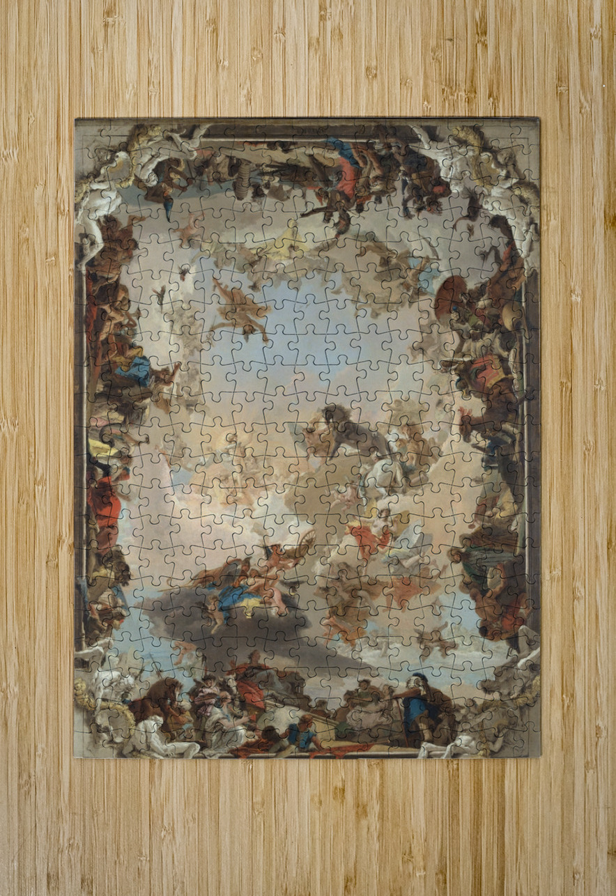 Allegory of The Planets and Continents [1752] by Giovanni Battista Tiepolo [1696–1770] MyCozyFineArt Puzzle printing