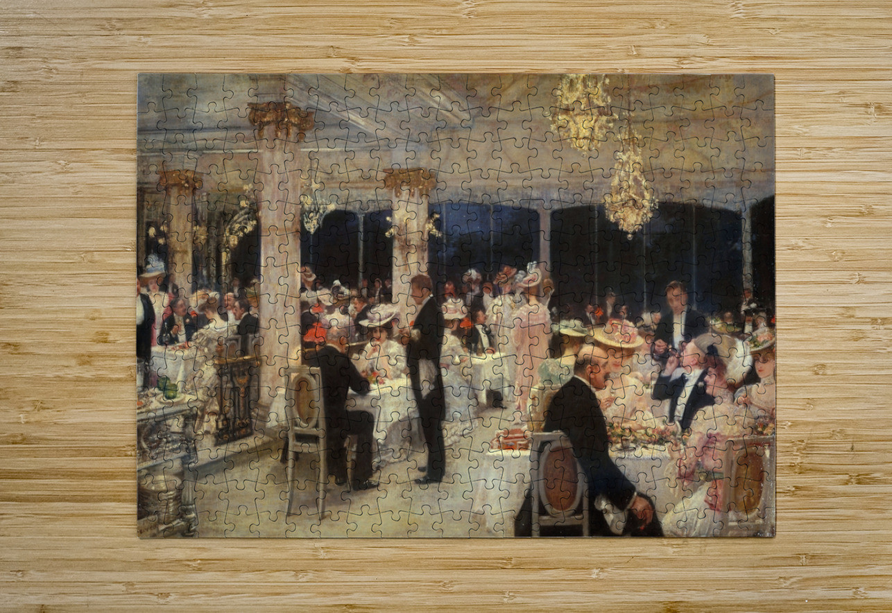 Armenonville. Le soir du Grand–Prix. [1905] by Henri Gervex [1852–1929] MyCozyFineArt Puzzle printing