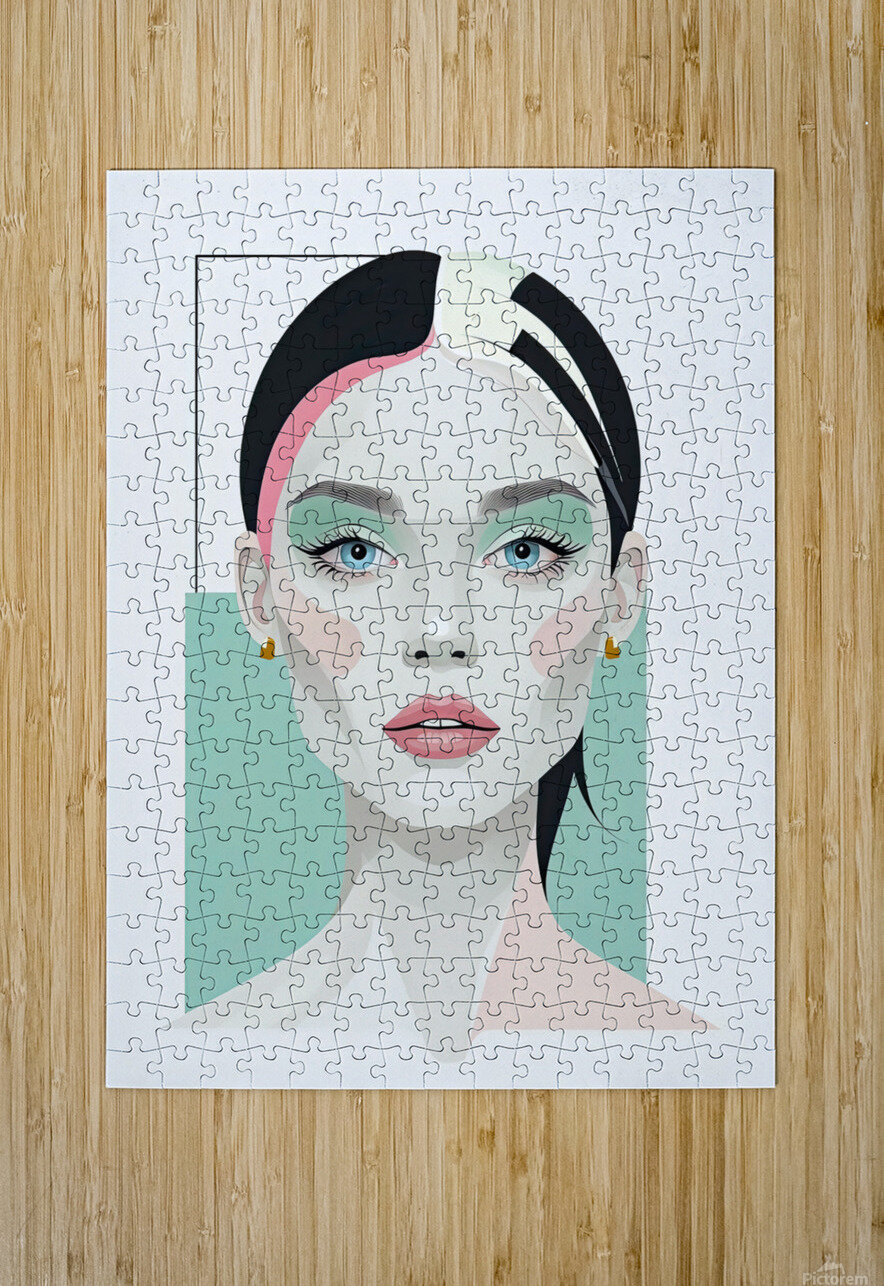 THE CHARM OF MAKE UP Sergio Cerrato Puzzle printing