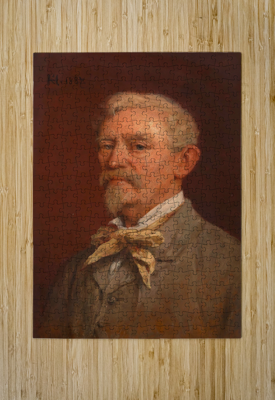 Remy [Remigius Adrianus] van Haanen [Maler. Vater des Künstlers] [1887] by Cecil van Haanen [1844–1914] MyCozyFineArt Puzzle printing