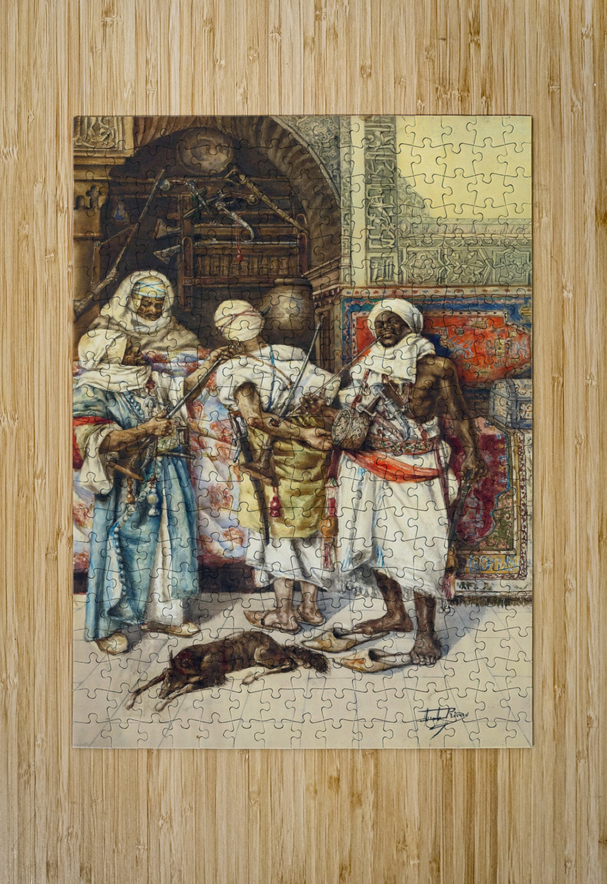 The Guards by Antonio Rivas [1845–1911] MyCozyFineArt Puzzle printing