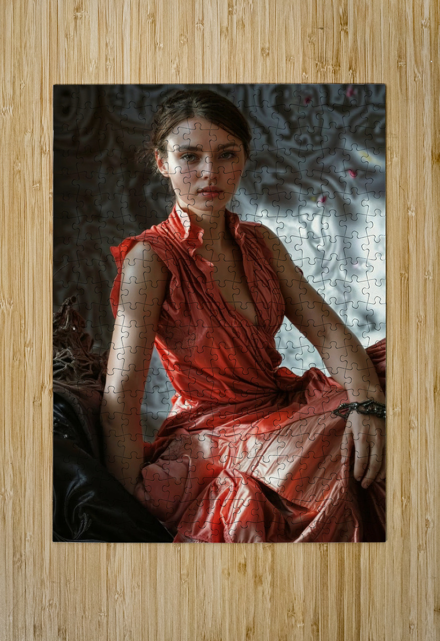 Sleeveless Dress  Aniima Illussiya Puzzle printing