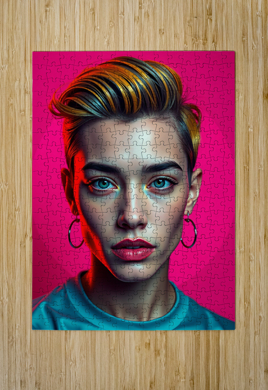 Digital Portrait 12 Esmonbijouart Puzzle printing