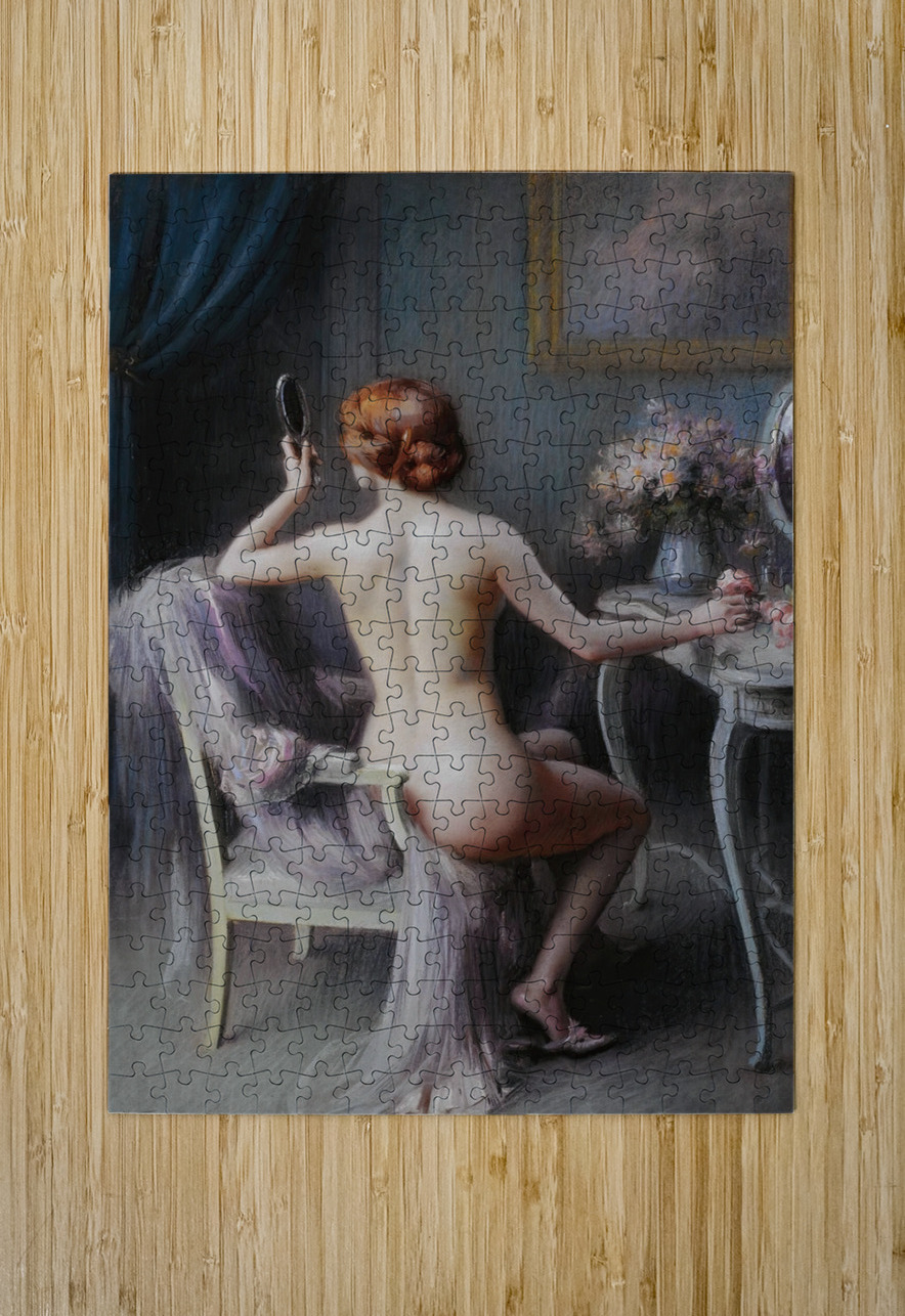 French Nu Feminin by Delphin Enjolras [1857–1945] MyCozyFineArt Puzzle printing