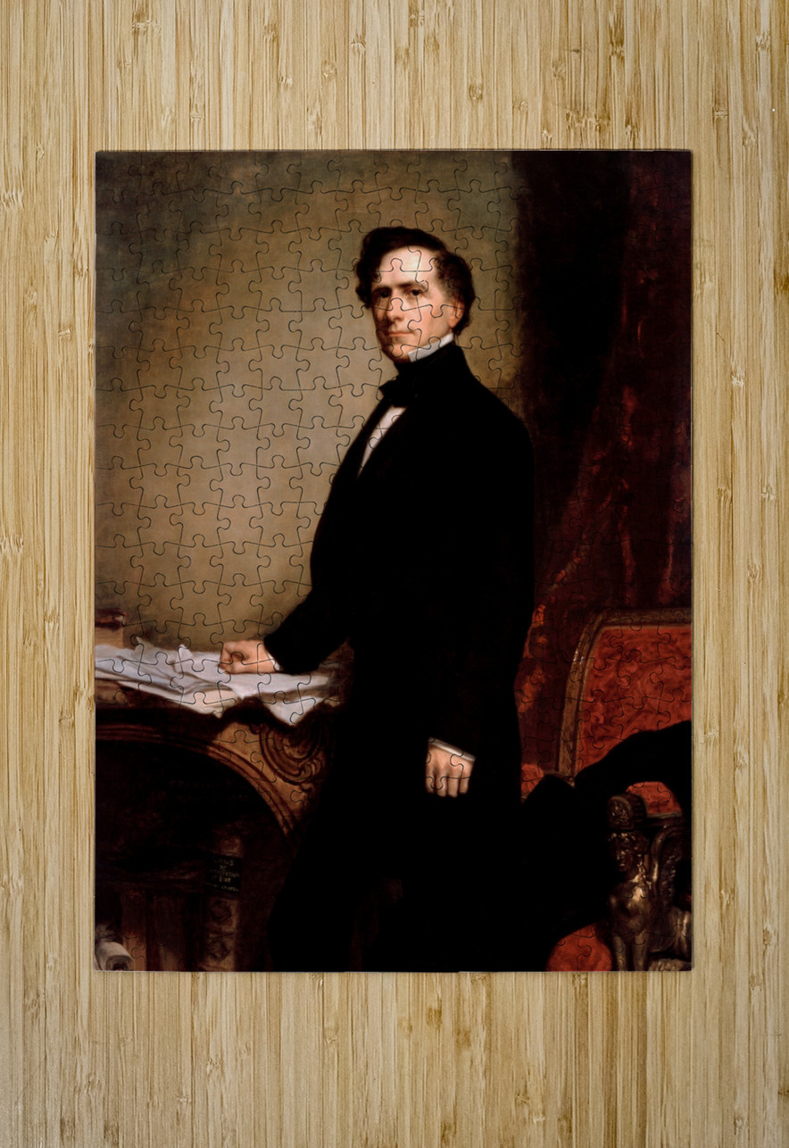 Franklin Pierce [1858] by George Peter Alexander Healy [1813–1894] MyCozyFineArt Puzzle printing