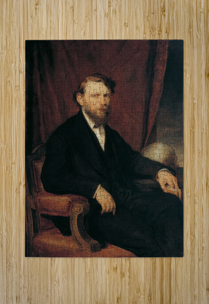 Der Arzt Professor Moriz Benedikt [1876] by Hans Canon [1829–1885] MyCozyFineArt Puzzle printing