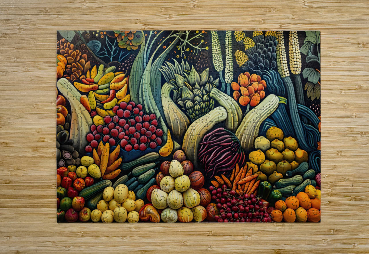 Abundant Harvest Bounty J9P2N8 50 Abstract Rebellion Puzzle printing