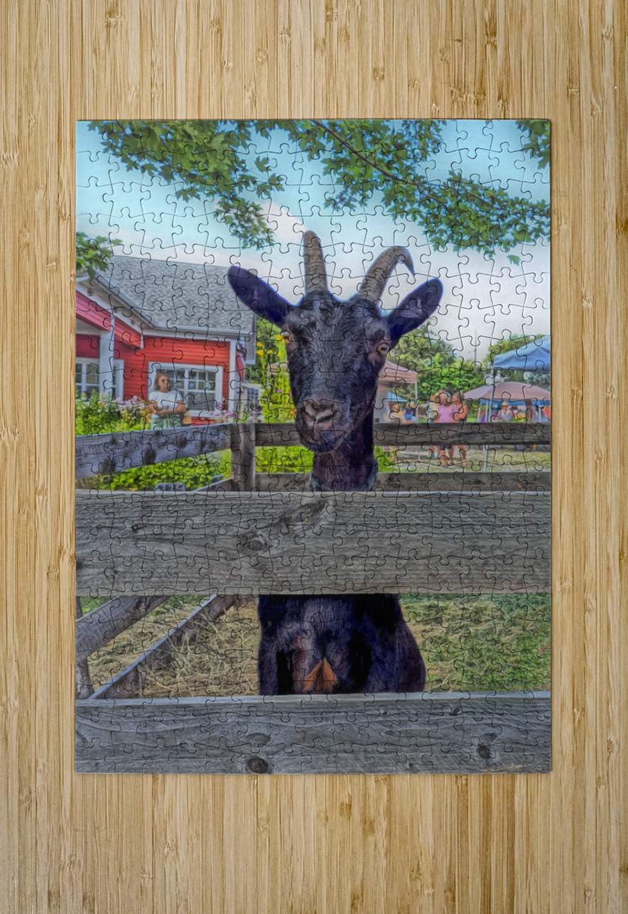Alert Market Goat Wood Pen Future Unmapped Puzzle printing