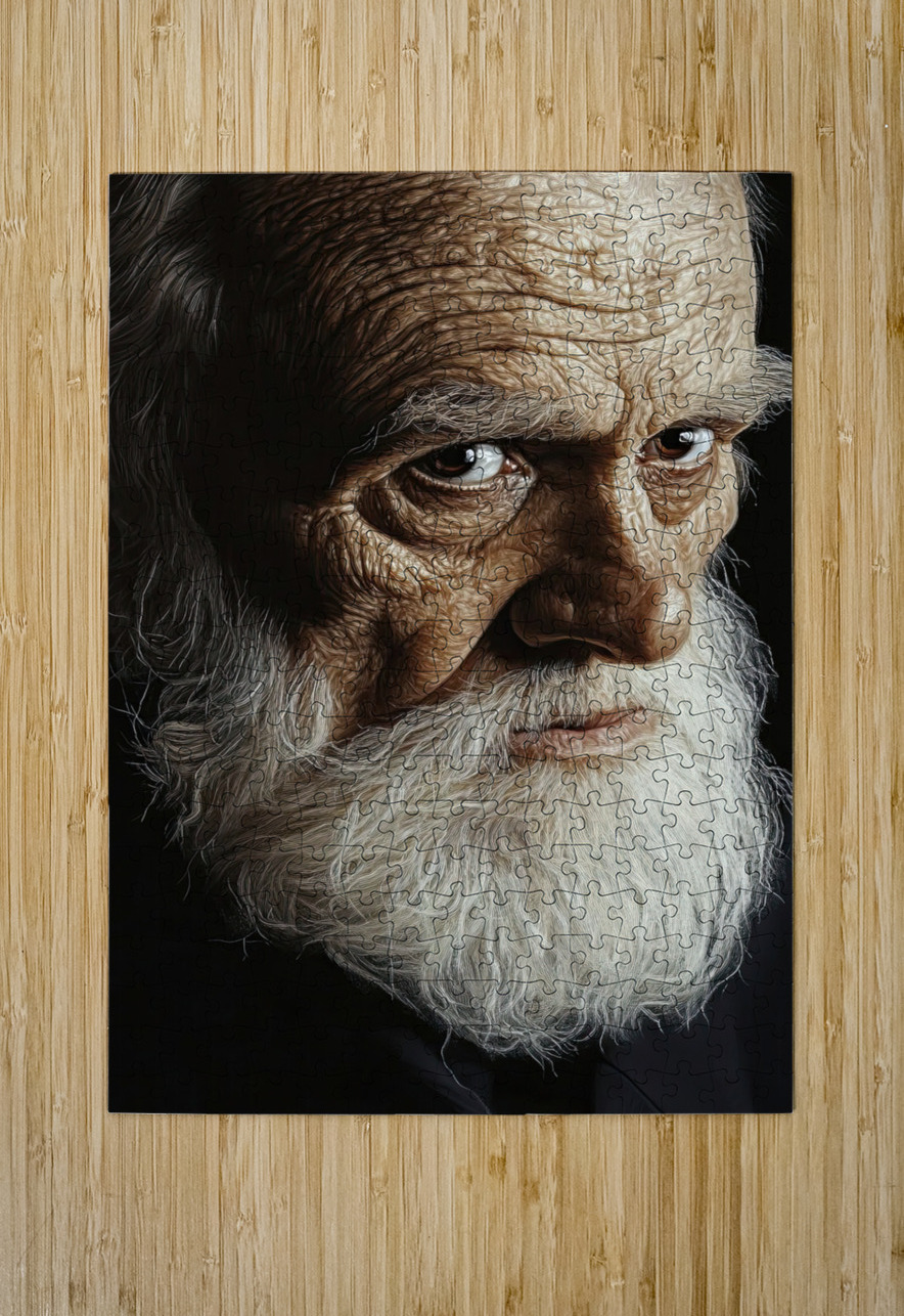 Aged Wisdom Portrait H2N9P2 65 Abstract Rebellion Puzzle printing