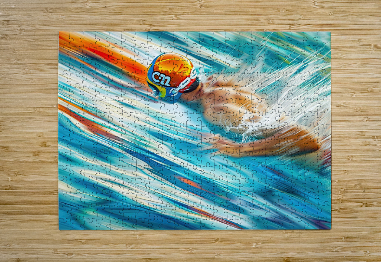 Aquatic Momentum 2P9H7N 47 Abstract Rebellion Puzzle printing