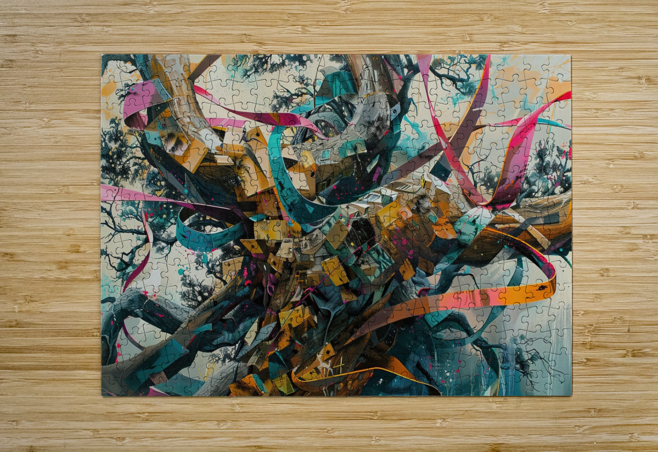 Arboreal Flux 239DJC 55 Abstract Rebellion Puzzle printing