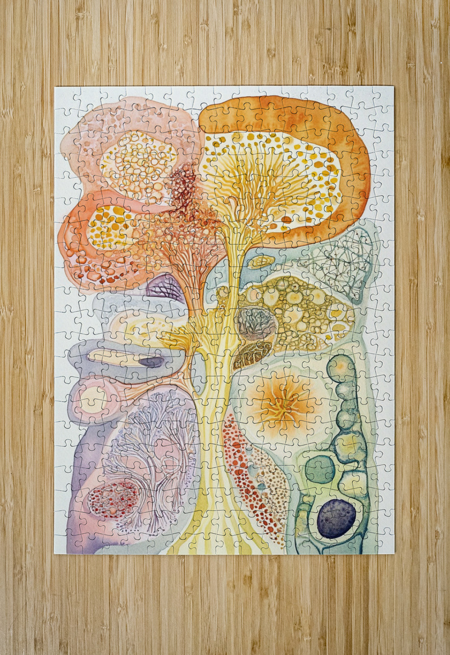 Arboreal Microcosm 7P3H2N 55 Abstract Rebellion Puzzle printing