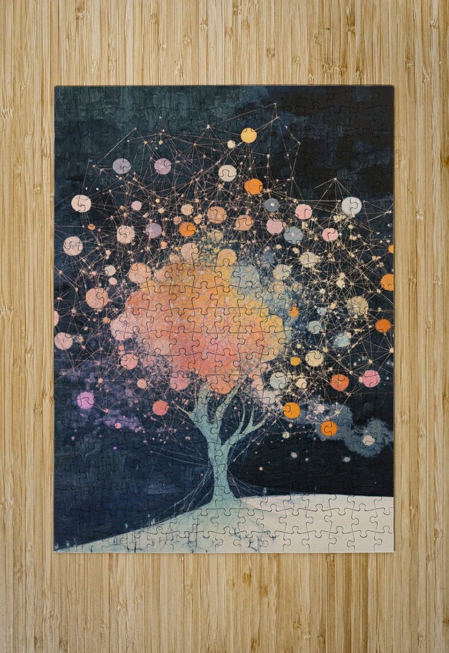 Arboreal Network HZ92P3 55 Abstract Rebellion Puzzle printing