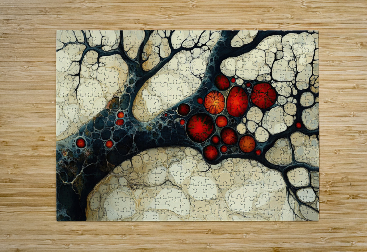 Arterial Bloom ZH329N 55 Abstract Rebellion Puzzle printing